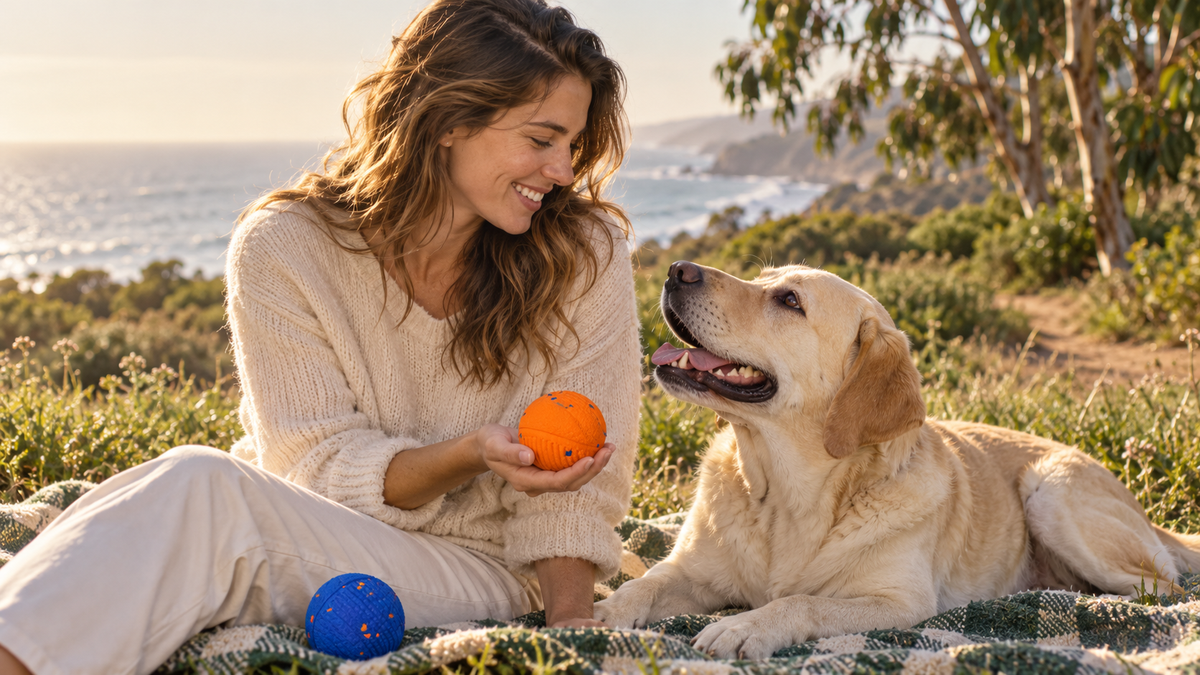 MossRomp Big Ball — outdoor lifestyle scene